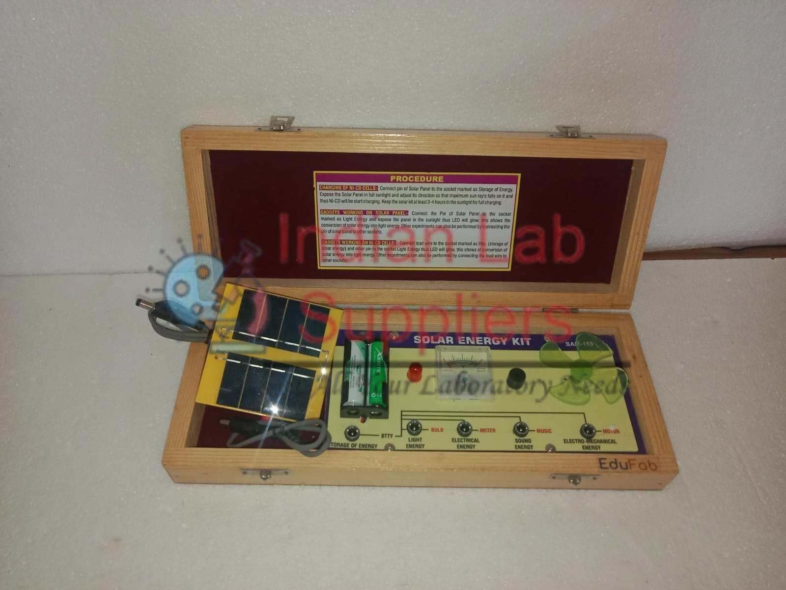 Solar Energy Kit 5 in 1STEM Science Lab Demonstration Model
